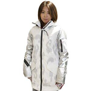 NEW Rare Burton x Lamb Misfit Jacket! Sm Med Snow Leopard  Thermolite Dryride 2L